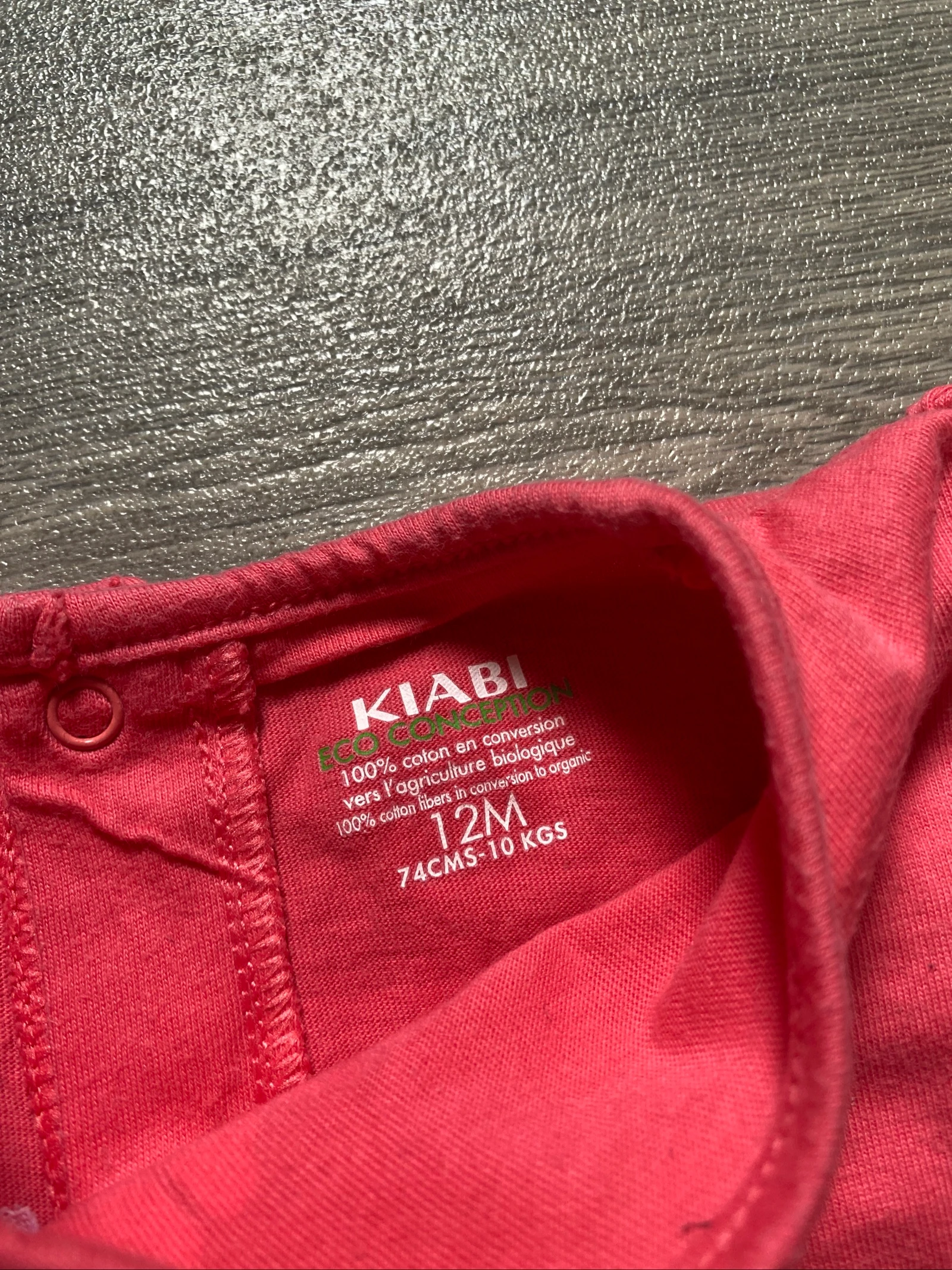 Camiseta bebé Kiabi (12 meses) – photo 2